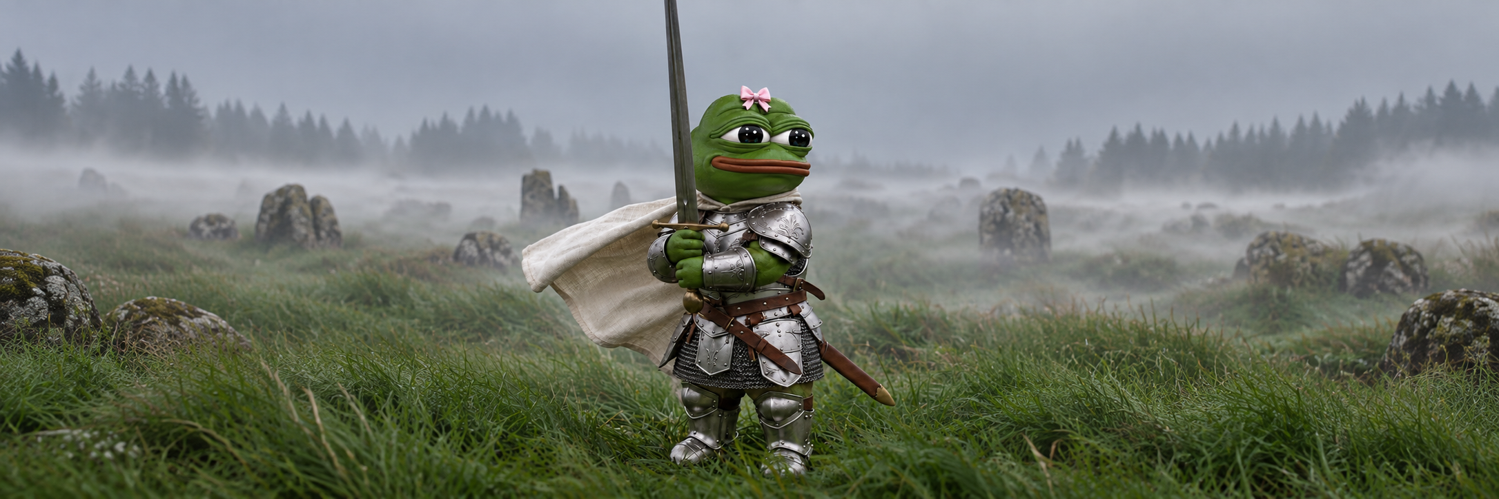 Bundle Pepe foggy field banner